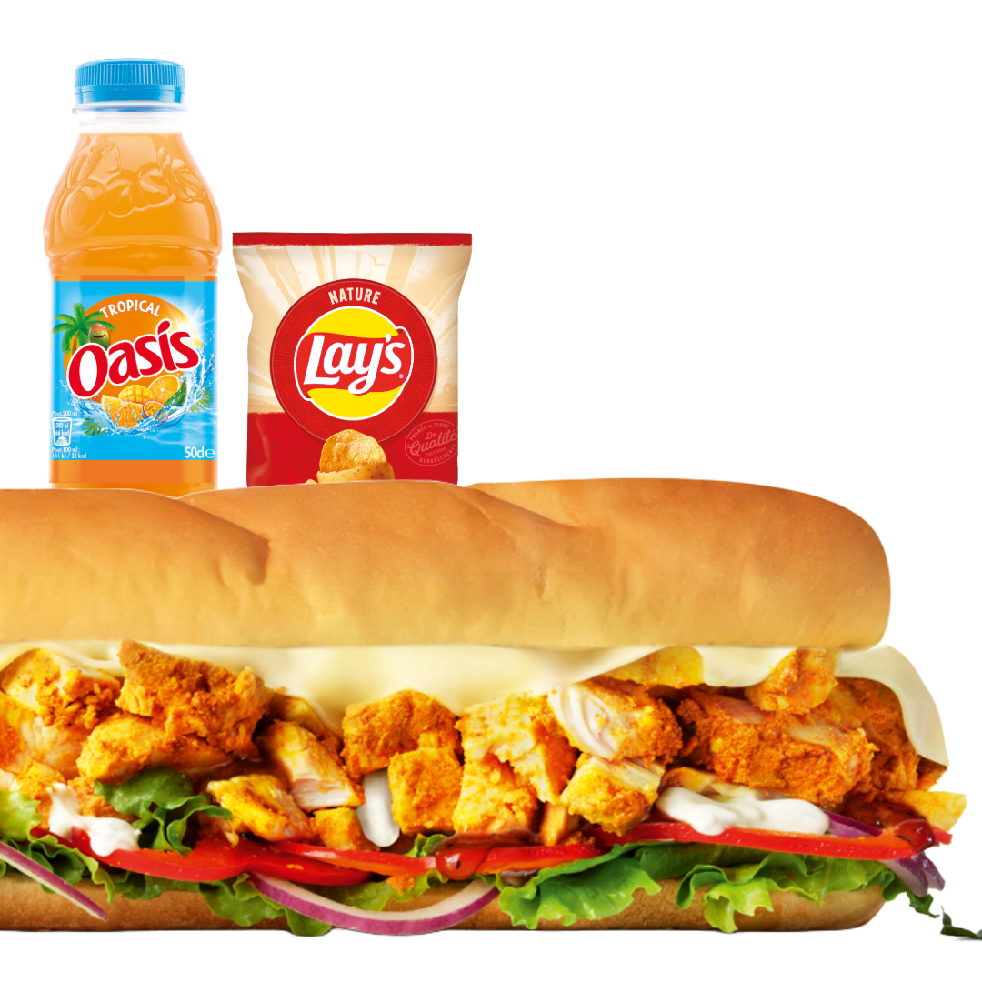 Menu SUB15 Poulet Tikka