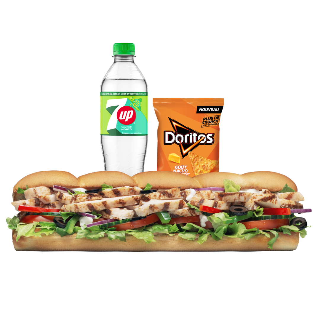 Menu SUB30 Poulet Nature