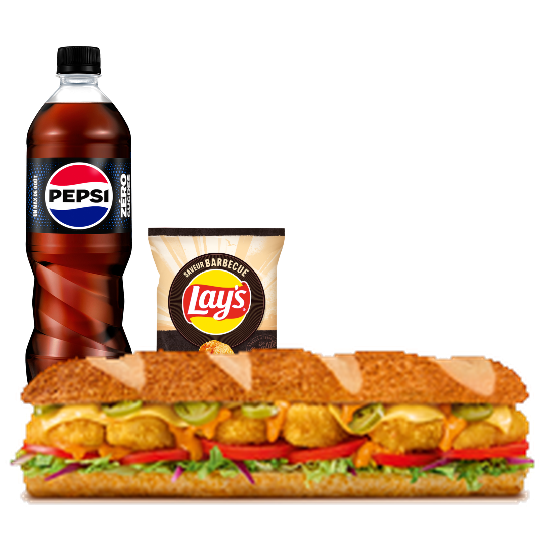 Menu SUB30 Crunchy Chicken & Cheddar