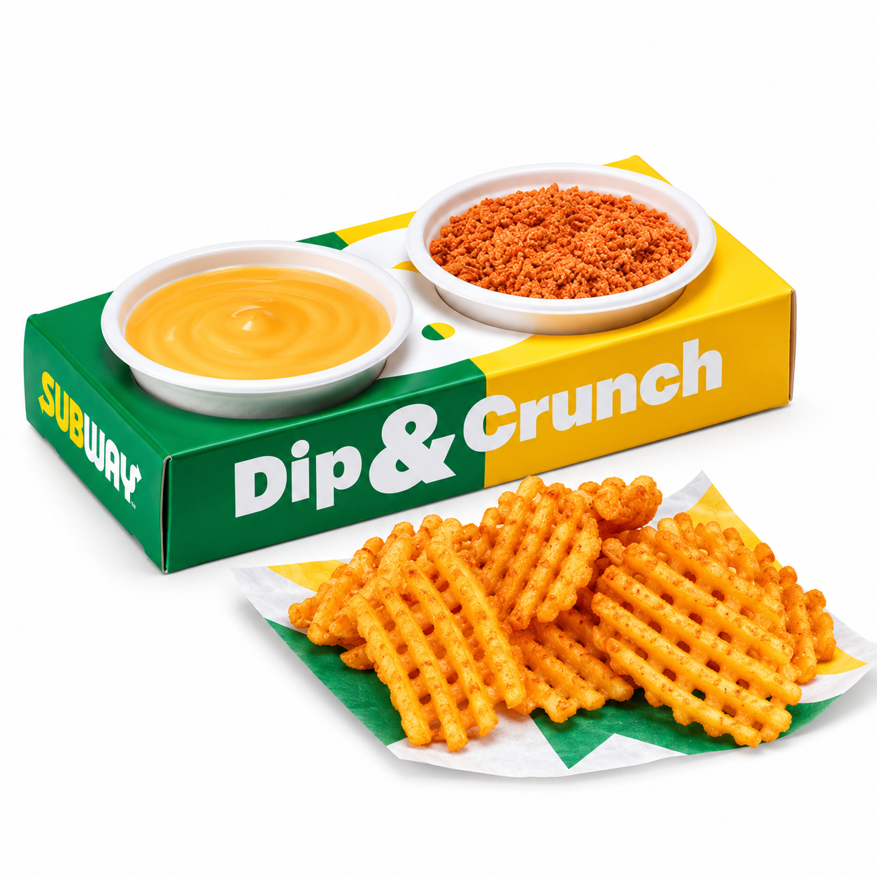 Dip&Crunch Cheddar + 150g Gau'fries