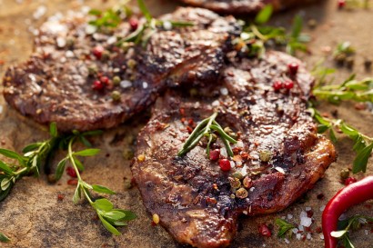 Ceafa de porc la gratar