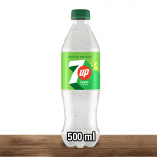 7UP ZERO ZAHĂR 0.5L