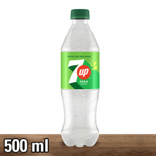 7UP ZERO ZAHĂR 0.5L